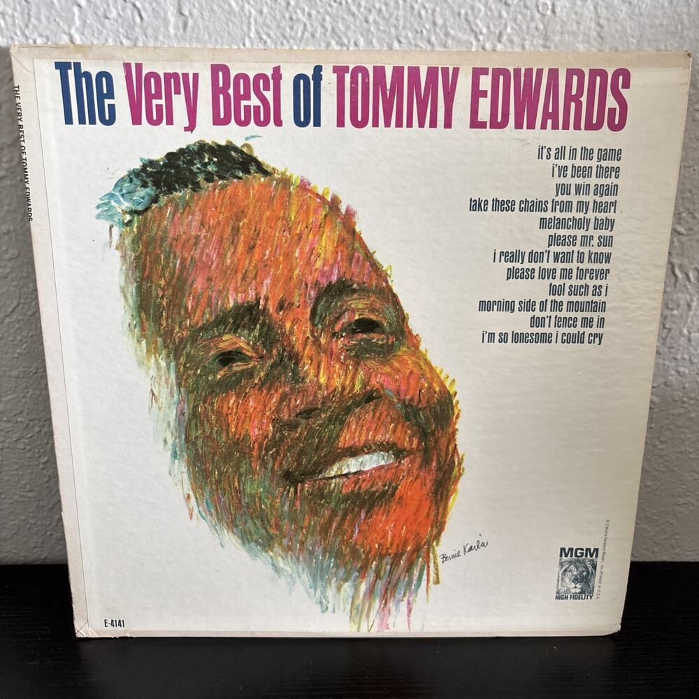 Tommy Edwards - The Very Best Of Tommy Edwards - MGM Records - SE-4141 Vinyl